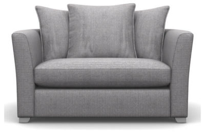 Heart of House Libby Fabric Cuddle Chair - Ash